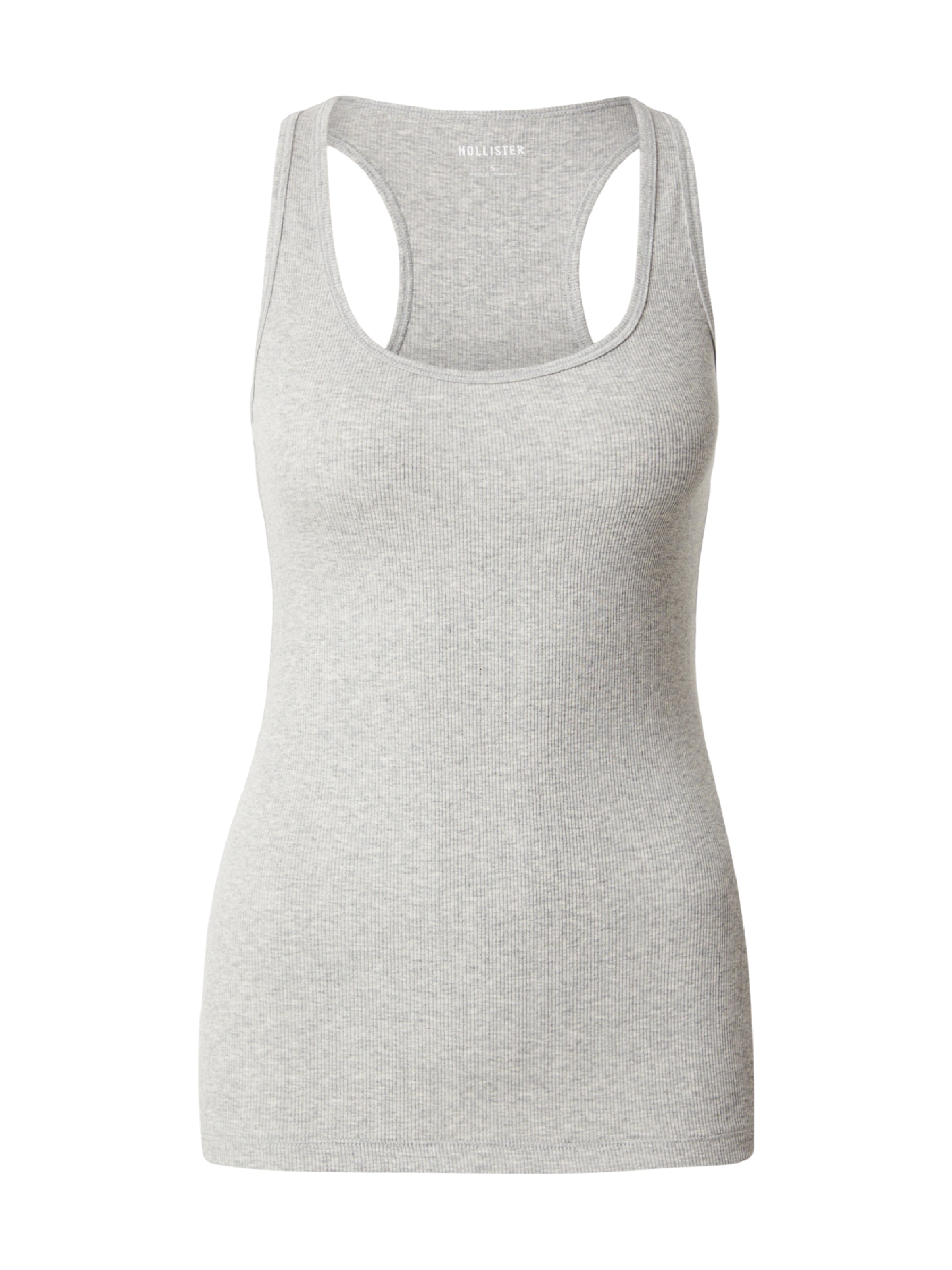 HOLLISTER Top 'Mar' - Sivá: predná strana