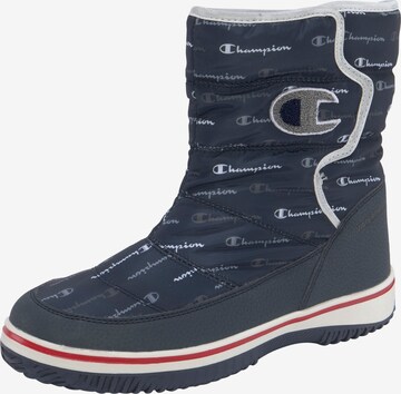 Champion Authentic Athletic Apparel Snowboots in Blau: predná strana