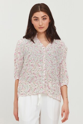 b.young Blouse in White: front