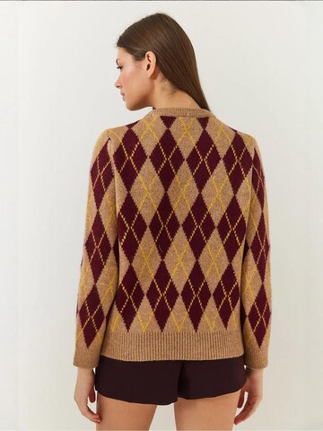 Pull-over Bianco Lucci en marron