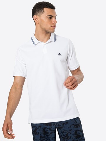 Tricou funcțional 'Go-To' de la ADIDAS GOLF pe alb: față