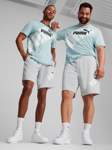 PUMAregular Sportske hlače 'POWER' - siva boja