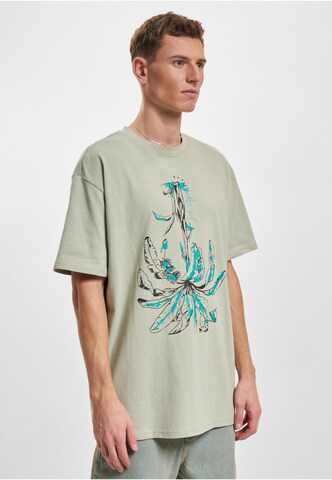 Just Rhyse Shirt 'UpsideDown' in Grün: Vorderseite