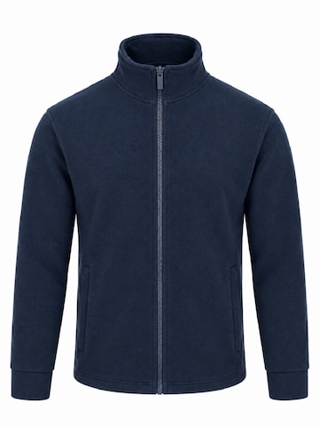 Veste en polaire ØRN Workwear en bleu : devant