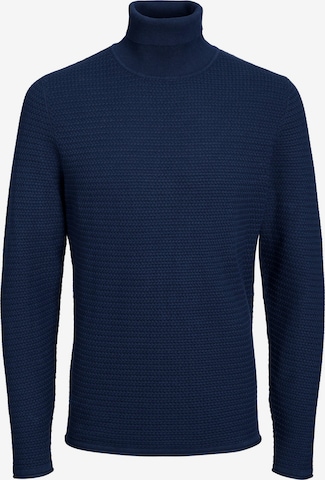 JACK & JONES Sweater 'MIGUEL' in Blue: front