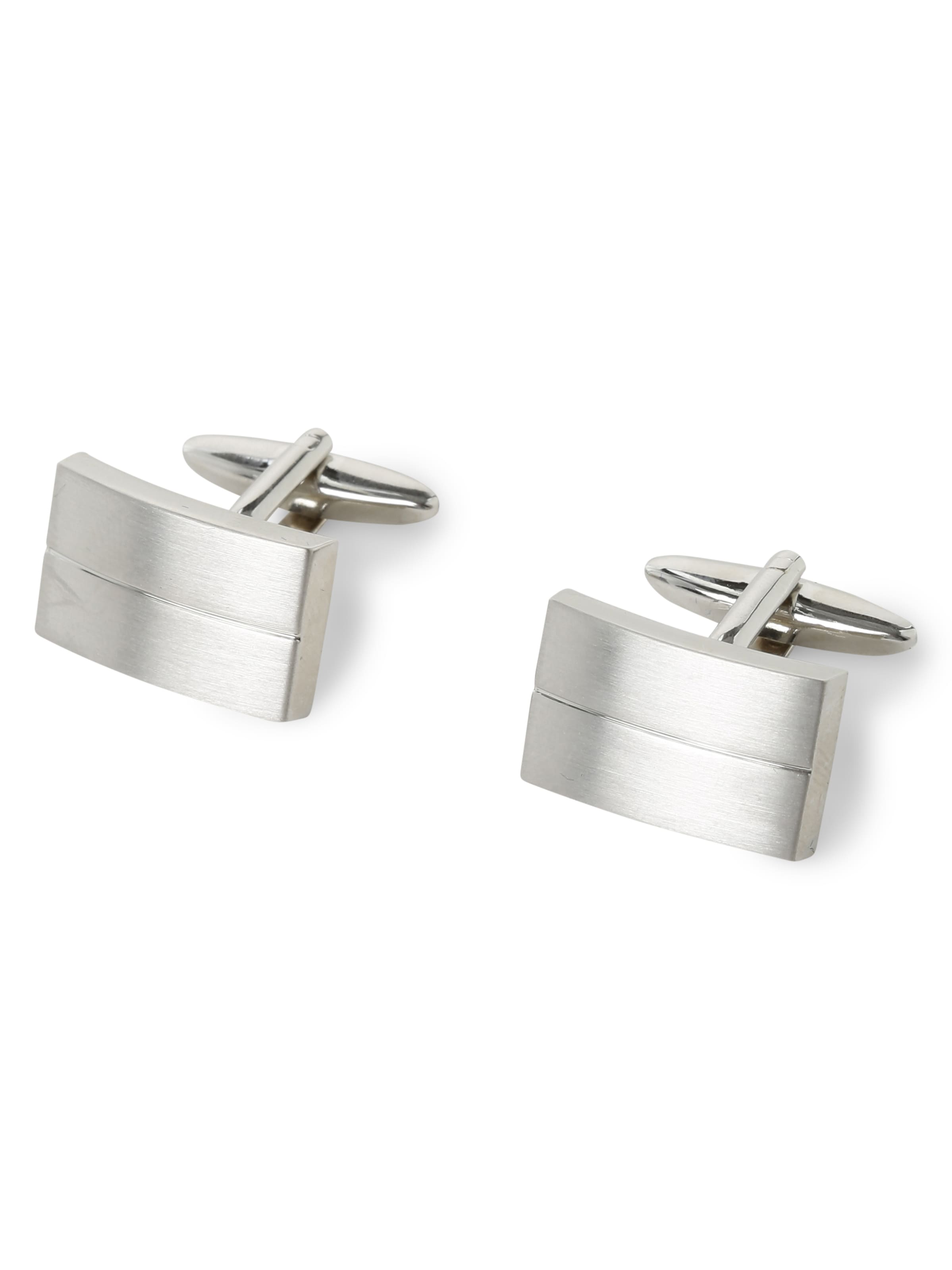 Andrew James Cufflinks in Silver: front