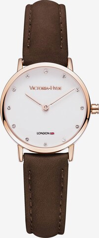 Victoria Hyde Analoog horloge in Bruin: voorkant