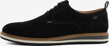 Dune LONDON Schnürschuh 'Blaksley' in Schwarz: Vorderseite