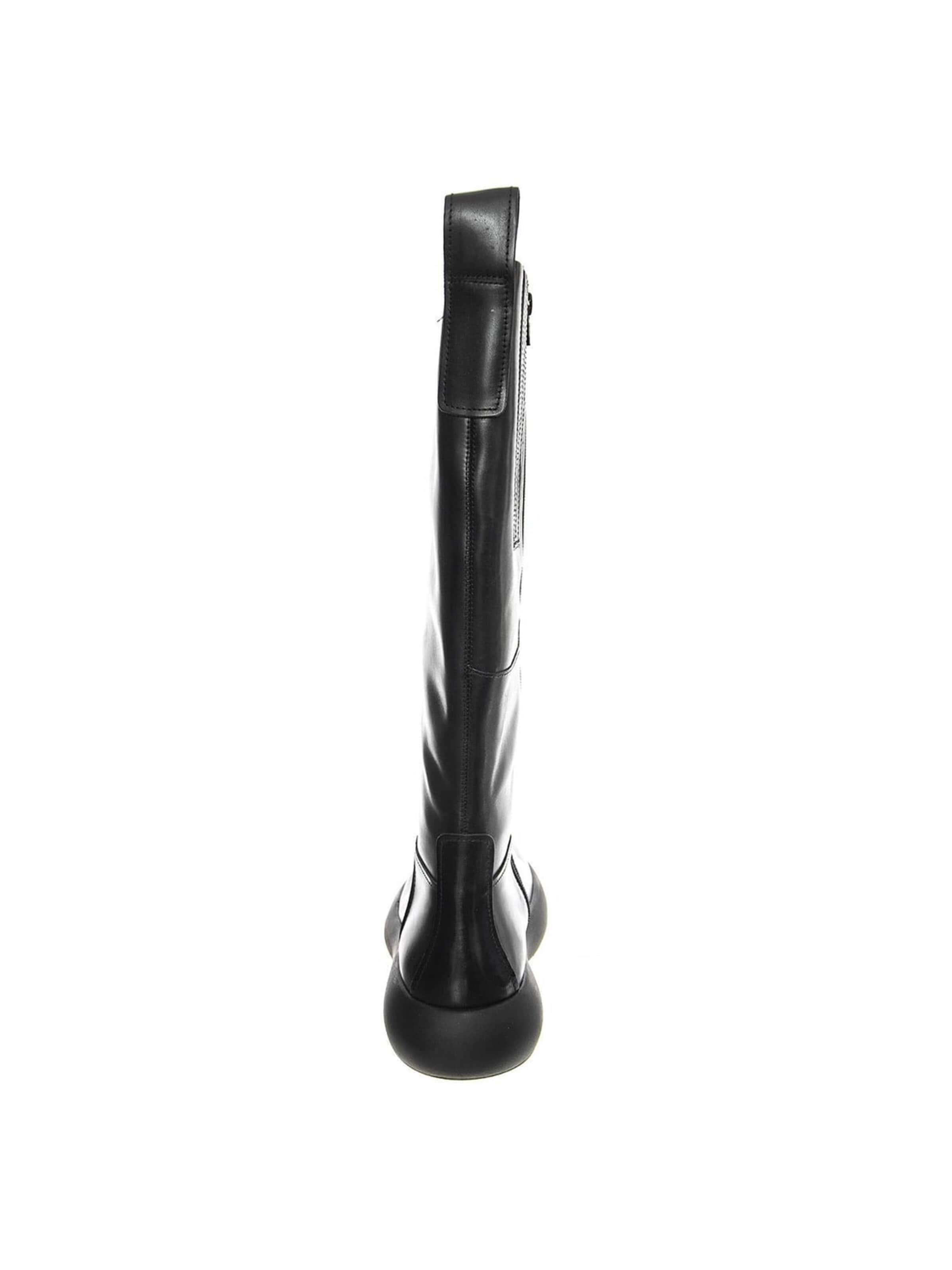 Bottes 'W' Janick Cow Leather Black Boots' Vagabond en noir