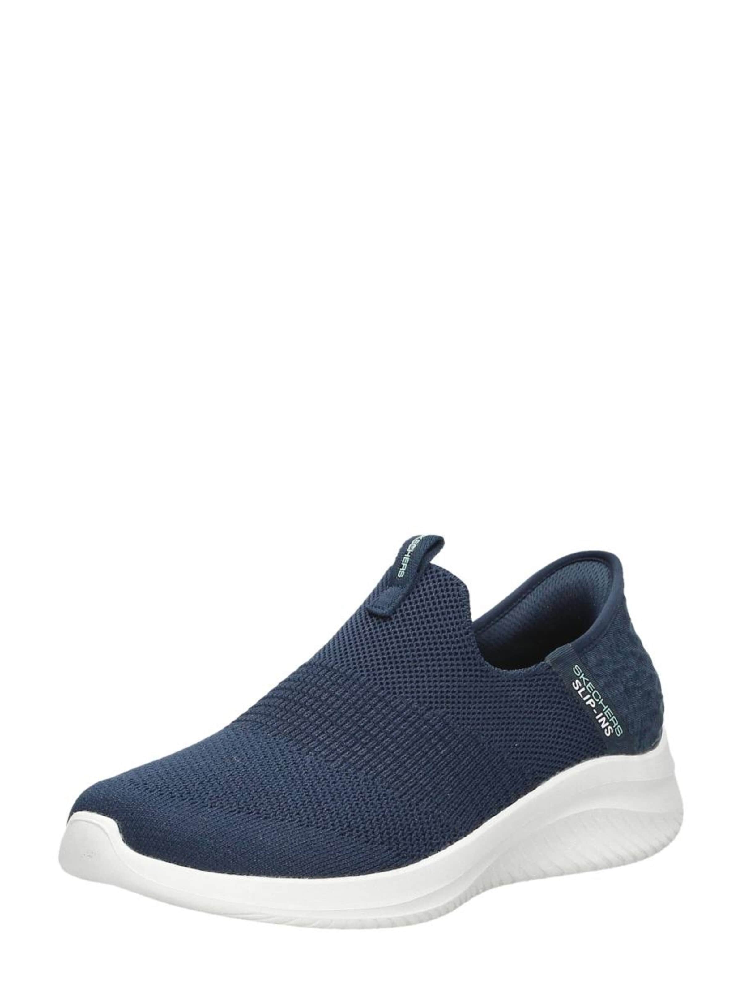 SKECHERS Classic Flats 'Ultra Flex 3.0' in Blue: front