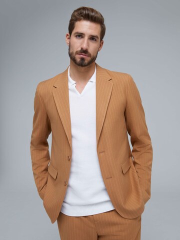 ABOUT YOU x Kevin Trapp Regular fit Suit Jacket 'Fiete' in Brown: front