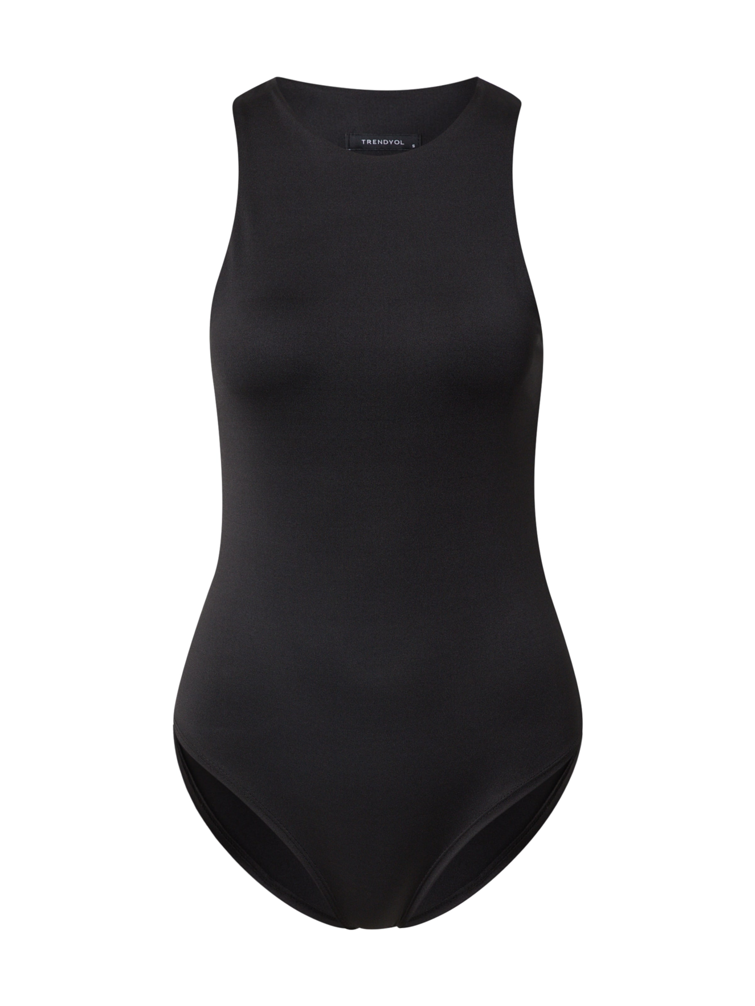 Body a maglietta di Trendyol in nero: frontale