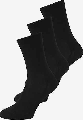 FALKE Socks in Black: front