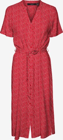 Robe-chemise 'Vica' VERO MODA en rouge : devant