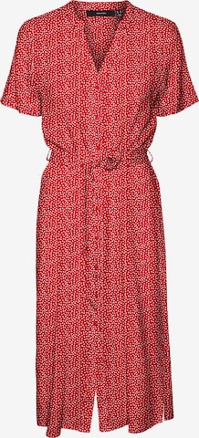 Robe-chemise 'Vica' VERO MODA en rouge : devant