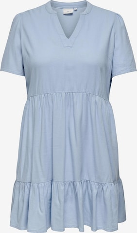 ONLY Carmakoma Kjole 'Tiri' i blå: forside