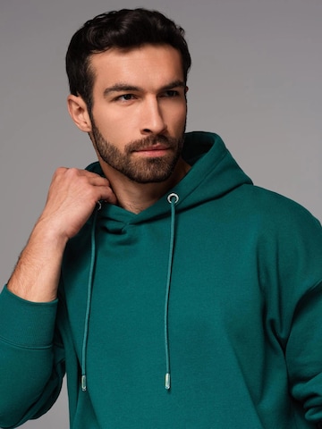 Ombre Sweatshirt 'OU-SNBC-0105' in Groen