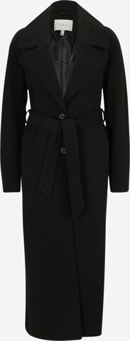 Y.A.S Tall Between-Seasons Coat 'EMMA' in Black: front