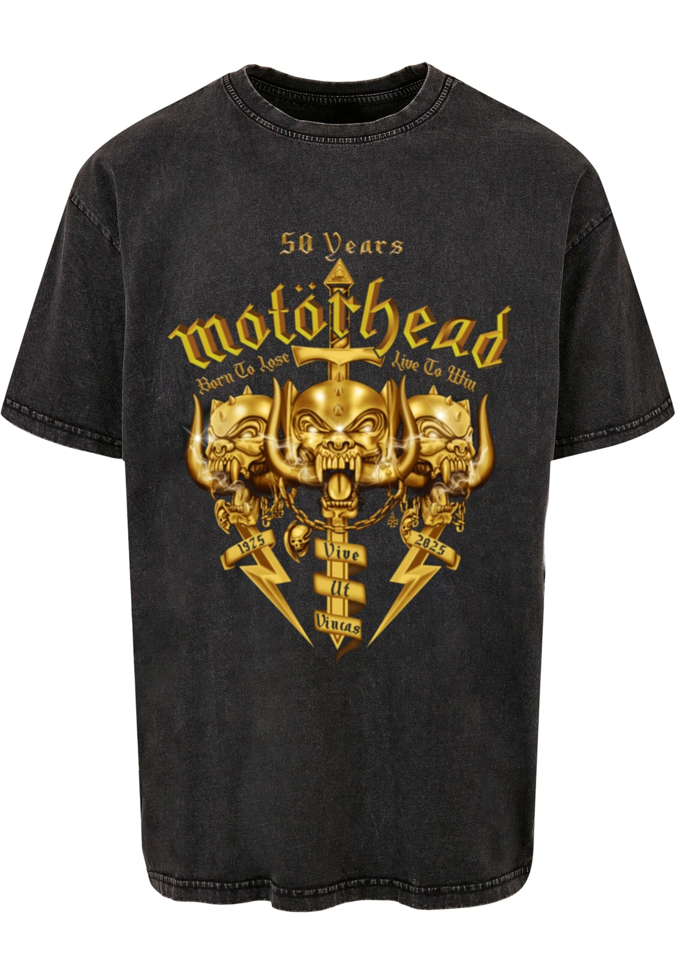 Merchcode Shirt 'Motorhead - 50 Years Warpigs' in Black: front