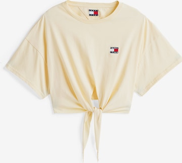 Tommy Jeans Shirt in Yellow: front