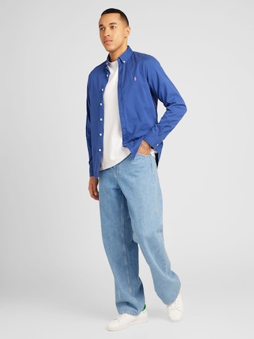 Polo Ralph Lauren Slim Fit Риза в синьо