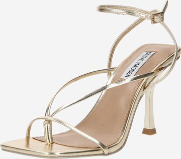 Sandalo con cinturino 'Annie' di STEVE MADDEN in oro: frontale