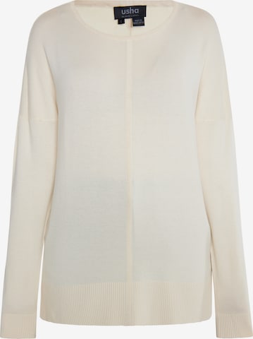 Pull-over 'Nowles' usha BLACK LABEL en beige : devant