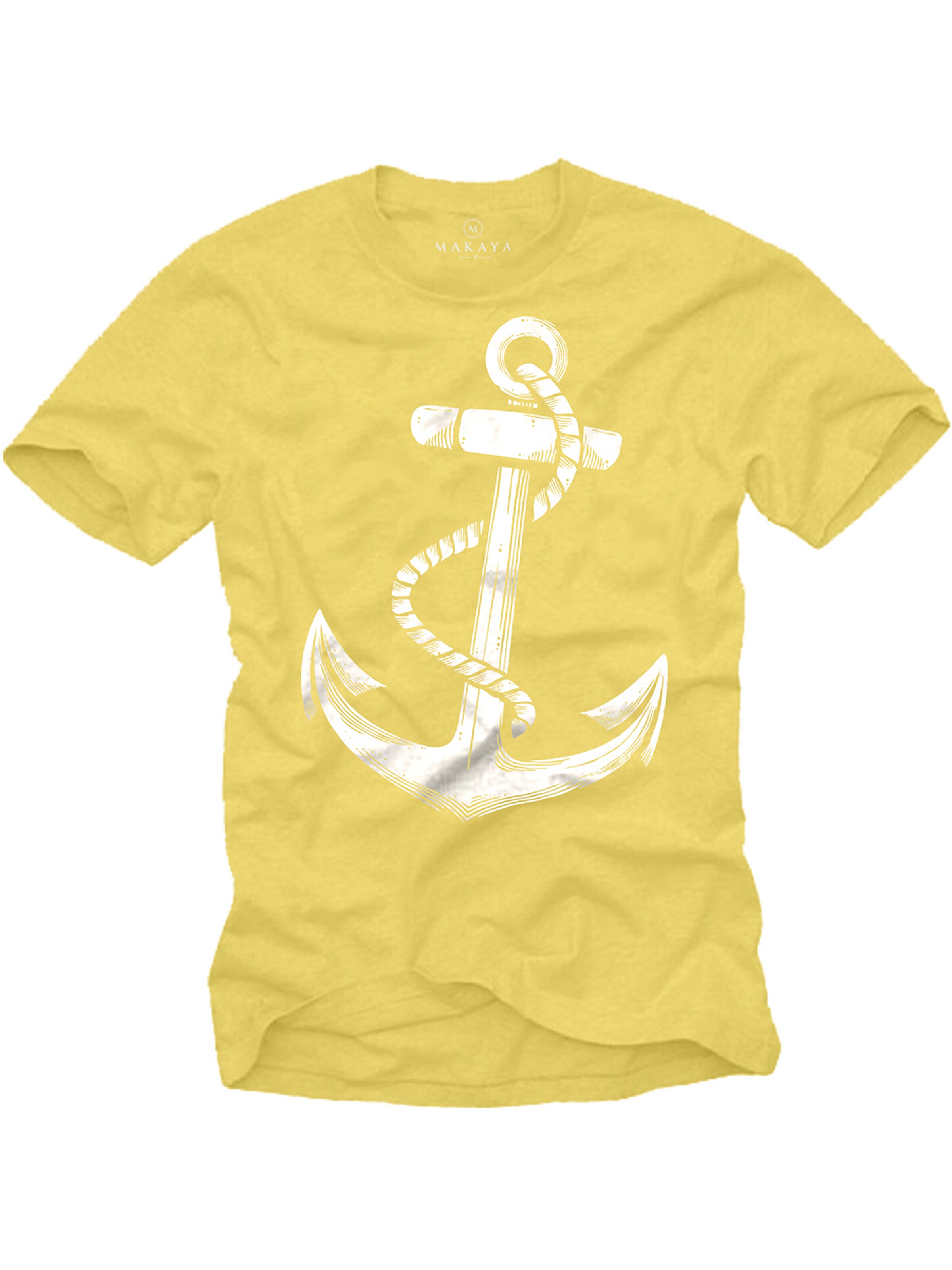 MAKAYA Shirt in Yellow: front