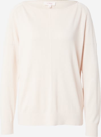 s.Oliver Sweater in Beige: front