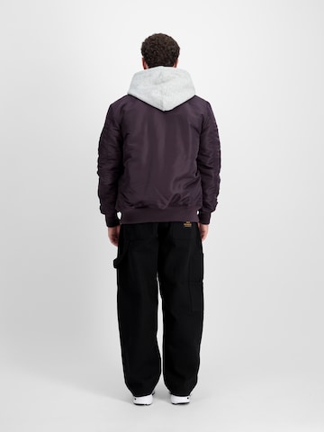 ALPHA INDUSTRIES Between-season jacket 'MA-1 VF 59 ' in Purple