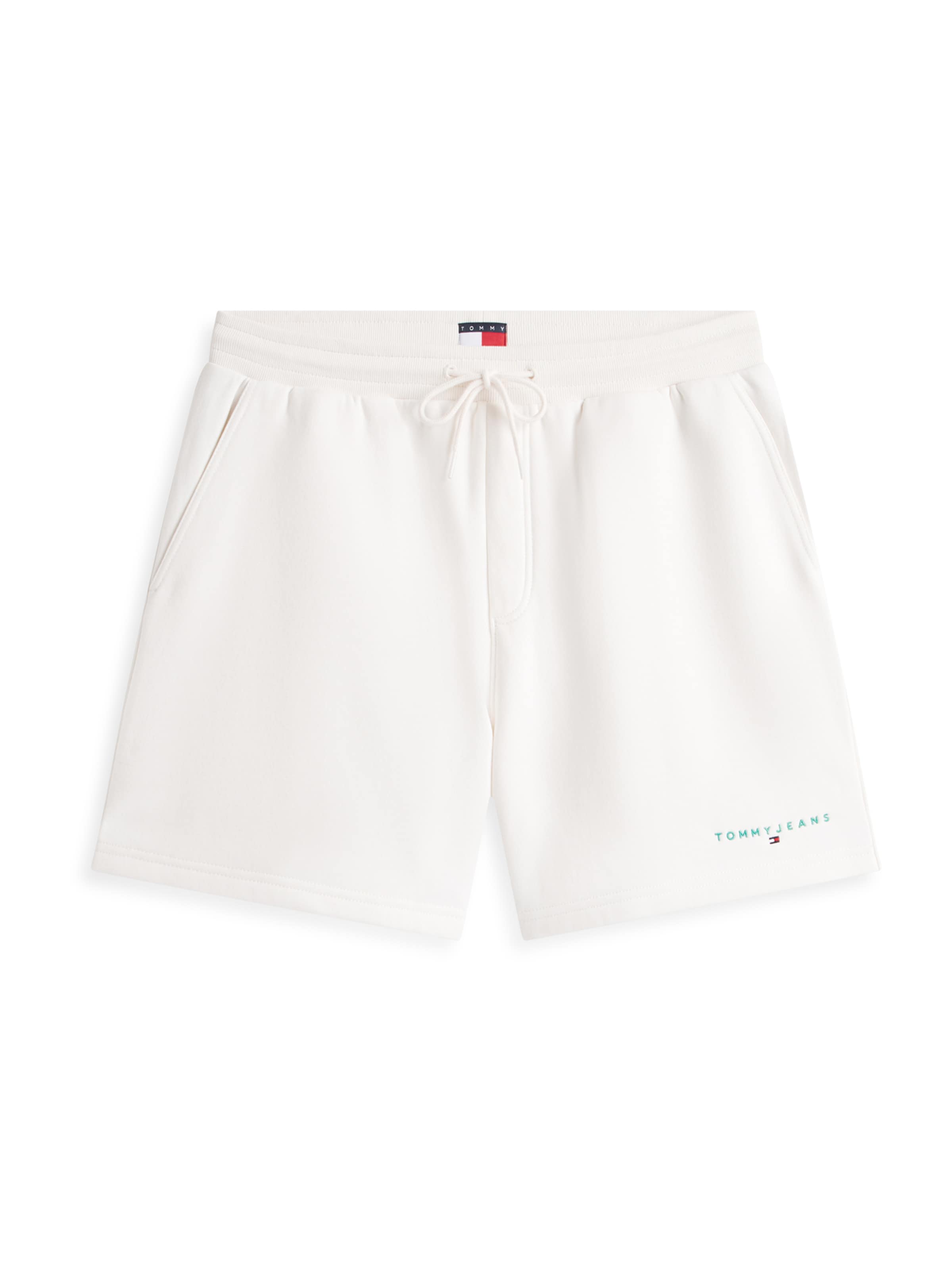 Tommy Jeans Свободный крой Штаны в Белый: спереди