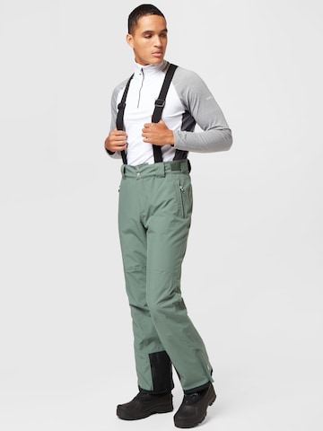 DARE2B Regular Workout Pants 'Achieve II' in Green: front