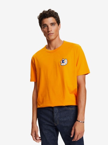 ESPRIT Shirt in Oranje: voorkant