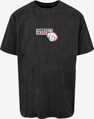 T-Shirt 'Heidi Homesick Heroes of Childhood' F4NT4STIC en noir : devant