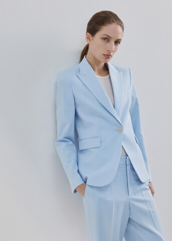 MANGO Blazer 'Boreal' in Blue: front