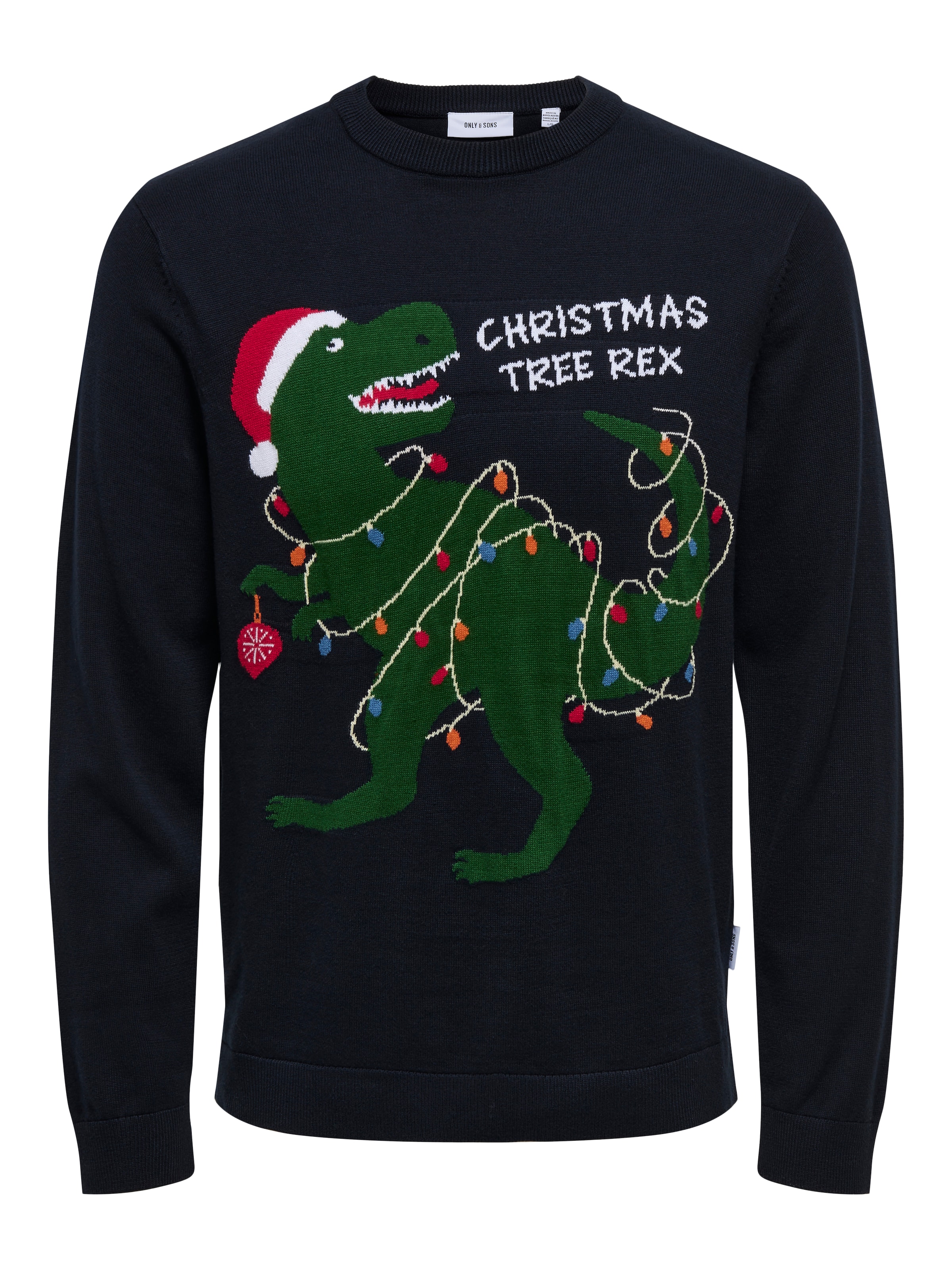 Only & Sons Pullover 'ONSXmas' in Blau: Vorderseite