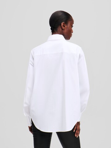 Camicia da donna di Karl Lagerfeld in bianco