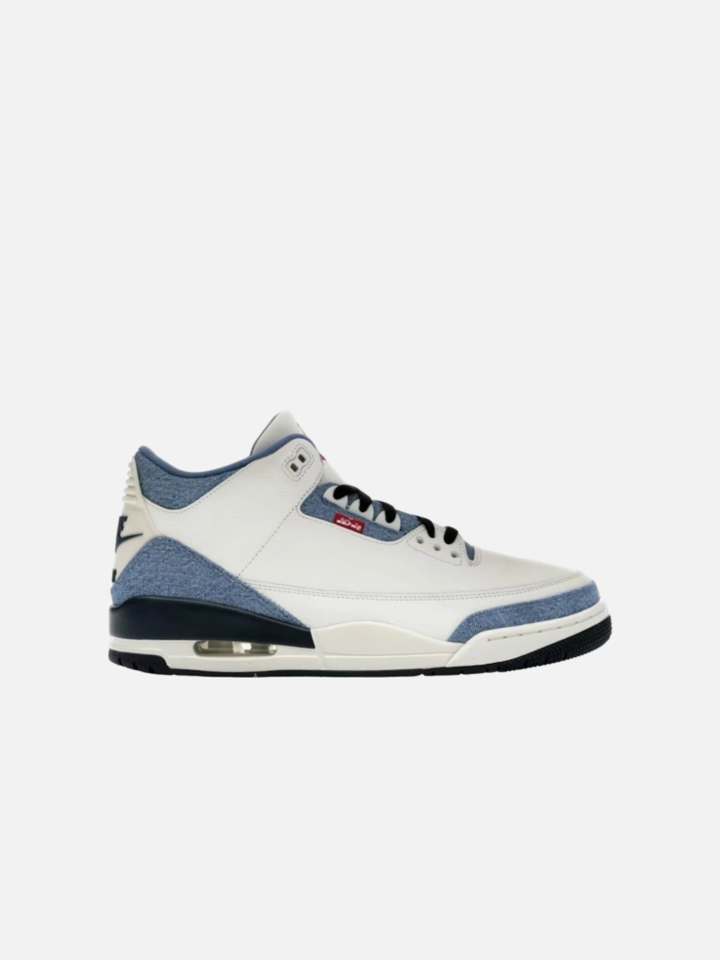 Sneaker alta 'Air Jordan 3 Retro Levi’s All-Star' di Jordan in blu: frontale