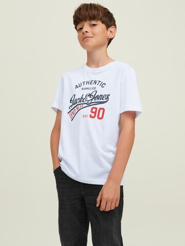 Jack & Jones Junior T-shirt 'Ethan' i blå: framsida