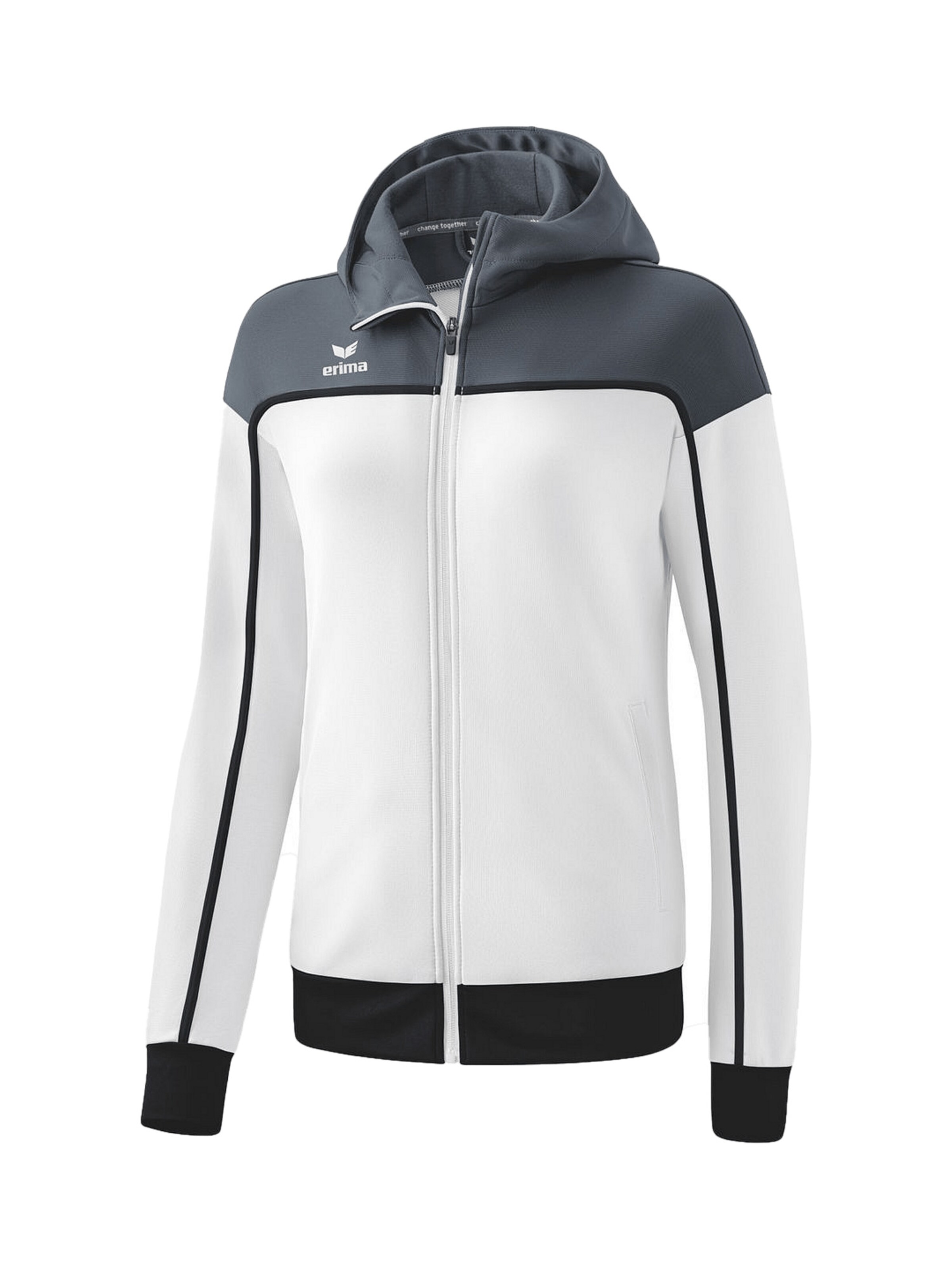 ERIMA Sportjacke in Weiß: Vorderseite