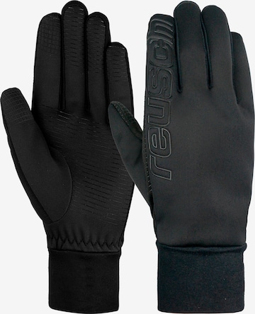 REUSCH Athletic Gloves 'City Life TOUCH-TEC' in Black: front