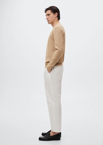 MANGO MAN Pullover 'Antigua' in Beige