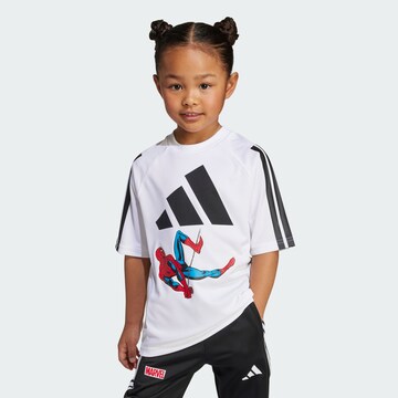 ADIDAS SPORTSWEAR Функциональная футболка 'Marvel Spider-Man' в Белый