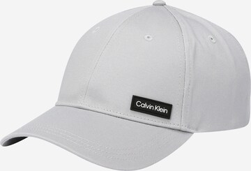 Calvin Klein Kšiltovka – šedá: přední strana