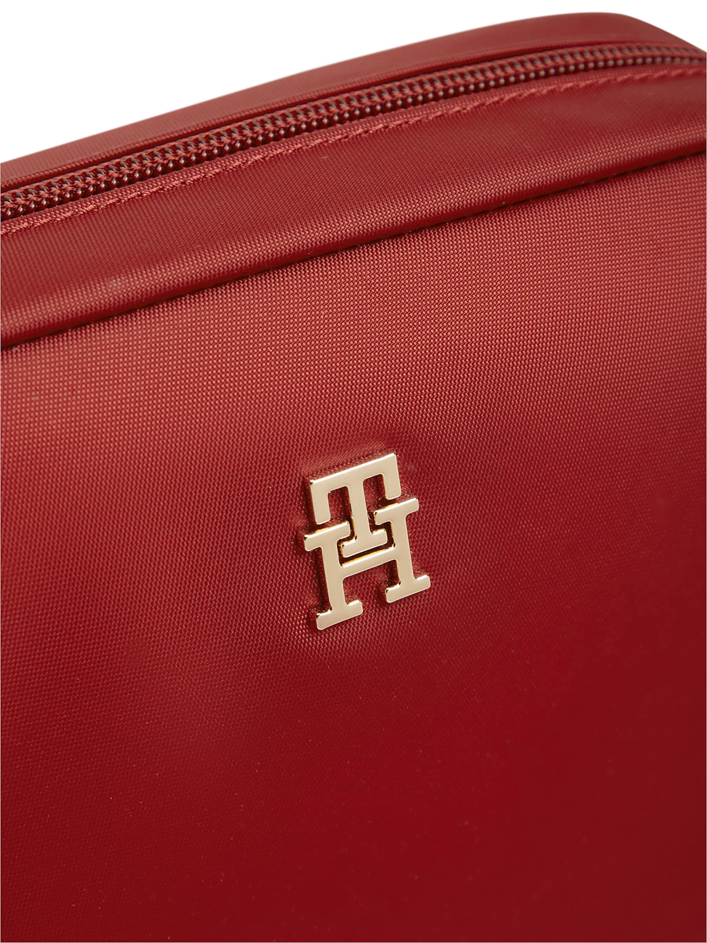 TOMMY HILFIGER Schoudertas 'Popette' in Rood
