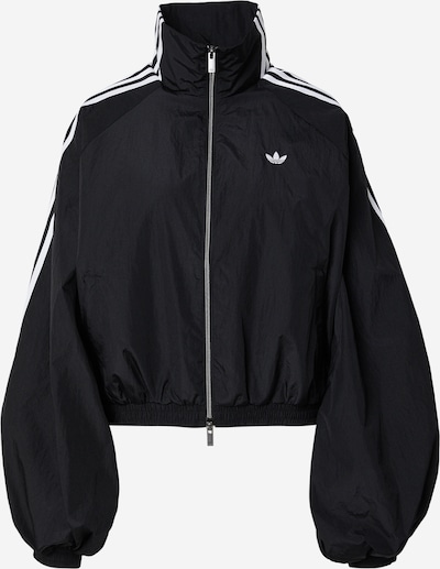 Demisezoninė striukė iš ADIDAS ORIGINALS, spalva – juoda / balta, Prekių apžvalga