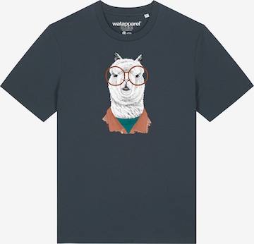 Watapparel Shirt ' Lama ' in Grey: front