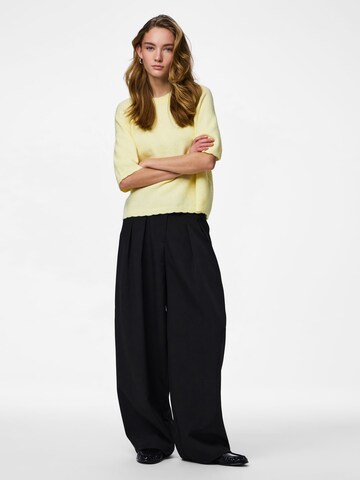 PIECES Sweater 'PCRath' in Yellow