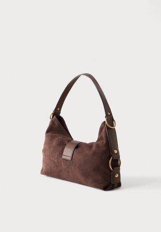 GUESS - Mala de ombro 'KATIE' em castanho