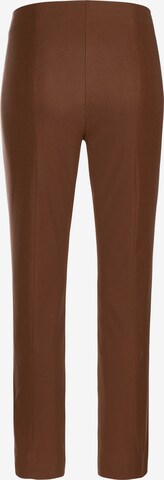 STEHMANN Slim fit Pants 'Ina' in Brown